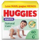 Fralda Descartável Huggies Pants Natural Care Roupinha Hiper G 60 Unidades