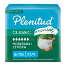 Roupa Íntima Plenitud Classic Incontinência G/XG 8 Unidades