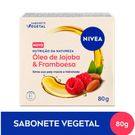 Sabonete Em Barra Nivea Nutrição da Natureza Óleo de Jojoba e Framboesa 80g
