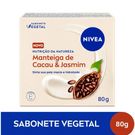 Sabonete Em Barra Nivea Nutrição da Natureza Manteiga de Cacau e Jasmin 80g