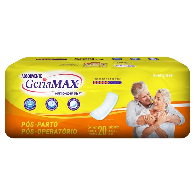 absorvente-geriamax pos-operatorio-20-unidades