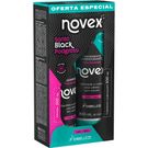 Kit Shampoo + Condicionador Novex Meus Cachos Santo Black Poderoso 300ml