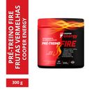 Pré-treino Fire Cooper Energy Sabor Frutas Vermelhas 300g