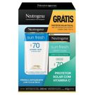 Kit Protetor Solar Neutrogena Sun Fresh Fps70 Corporal 200ml + Protetor Solar Fps 70 Facial 40g