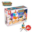 Blocos de Montar Polibrinq Missão Espacial Sortido