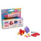 Kit Polibrinq Playblock Anéis e Chaveiros + Hidratante Labial Sortido