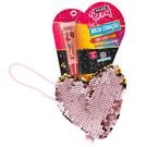 Kit Polibrinq Bolsa Lantejoulas de Coração + Gloss Labial Sortido