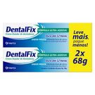 Creme Fixador de Dentadura Dentalfix Sabor Menta 2 Unidades de 68g