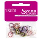 Elástico de Silicone para Cabelo Sveda Colorido 75 Unidades