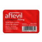 Aflevil Paracetamol 750mg 4 Comprimidos