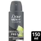 Desodorante Dove  Aero Men+Care Invisible Fresh 150ml