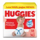 Fralda Descartável Huggies Supreme Care XG 58 Unidades