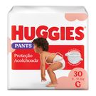 Fralda Huggies Roupinha Proteção Acolchoada Pants G 30 Unidades