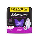 Absorvente Sempre Livre Adapt Plus Noite E Dia Seca Com Abas 32 Unidades