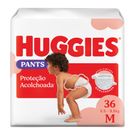 Fralda Huggies Roupinha Proteção Acolchoada Pants M 36 Unidades