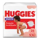 Fralda Huggies Roupinha Proteção Acolchoada Pants XXG 24 Unidades