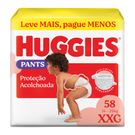Fralda Descartável Huggies Pants Roupinha Proteção Acolchoada XXG 58 Unidades