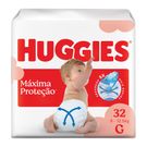 Fralda Descartável Huggies Máxima Proteção G 32 Unidades