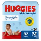 Fralda Huggies Tripla Proteção M 92 Unidades