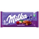 Chocolate Milka Barra de Chocolate Raisins e Nuts 90g