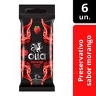 Preservativo Olla Sabor Morango 6 Unidades