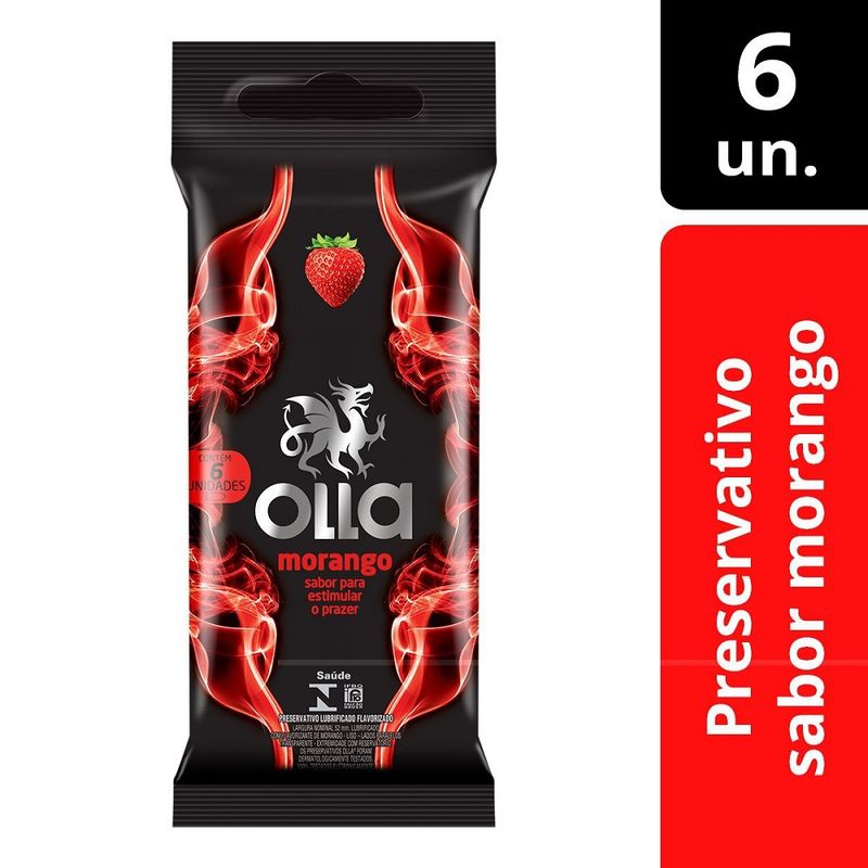preservativo-olla-sabor-morango-6-unidades-2