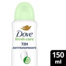 Desodorante Antitranspirante Aerosol Dove Go Fresh Pepino e Chá Verde 150ml
