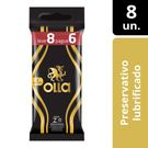 Preservativo Olla Lubrificado 8 Unidades