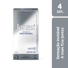 Preservativo Jontex Sensação Invisível 4 Unidades