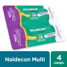 Naldecon Multi Paracetamol 800mg + Cloridrato Fenilefrina 20mg 4 Comprimidos