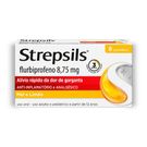 Strepsils 8,75mg Sabor Mel e Limão 8 Pastilhas