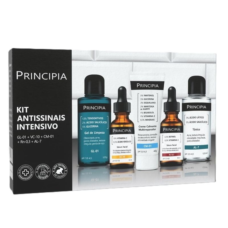 kit-antissinais-intensivo-principia-gel-de-limpeza-gl-01-serum-facial-vc-10-creme-calmante-cm-01-serum-facial-rn-0-3-tonico-al-7-1