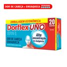 Dorflex Uno para Enxaqueca Dipirona Monoidratada 1g Com 20 Comprimidos
