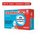 Dorflex Uno para Enxaqueca Dipirona Monoidratada 1g 10 Comprimidos
