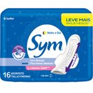 Absorvente Sym Noite & Dia Suave Com Abas 16 Unidades