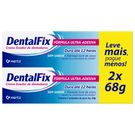 Creme Fixador de Dentadura Dentalfix Sem Sabor 2 Unidades de 68g