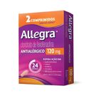 Antialérgico Allegra 120mg 2 Comprimidos