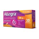 Antialérgico Allegra 120mg 20 Comprimidos