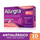 Antialérgico Allegra 60mg 10 Comprimidos
