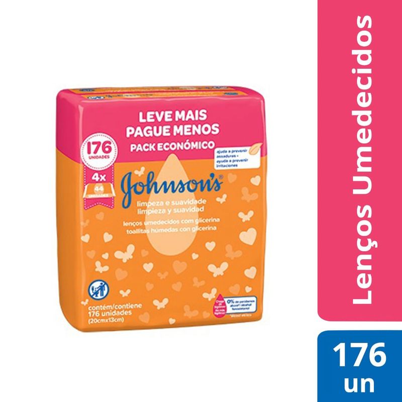 lenco-umedecido-johnson-s-baby-limpeza-e-suavidade-176-unidades-2