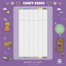 Kit Livro Para Colorir Sweet And Cozy Com 6 Canetas