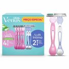 Kit Depilador Descartável Gillette Venus Suave 4 unidades + Vênus Íntima 2 unidades