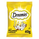 Petisco Dreamies Para Gatos Adultos Sabor Frango Saboroso 40g