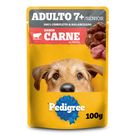 Ração Úmida Pedigree Sachê Cão Adulto 7+ Sabor Carne ao Molho 100g