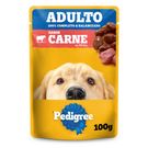 Ração Úmida Pedigree Sachê Adulto Sabor Carne ao Molho 100g
