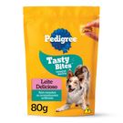 Petisco para Cães Adultos Pedigree Tasty Bites Sabor Leite 80g