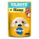 Ração Úmida Pedigree Sachê Cão Filhote Sabor Frango ao Molho 100g