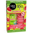 Kit Salon Line Meu Liso Kids Melancia Shampoo 300ml + Condicionador 200ml