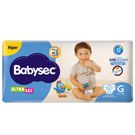 Fralda Babysec Ultrasec Hiper G 60 Unidades