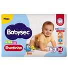 Fralda Descartável Babysec UltraSec Shortinho Mega Tamanho M 26 Unidades